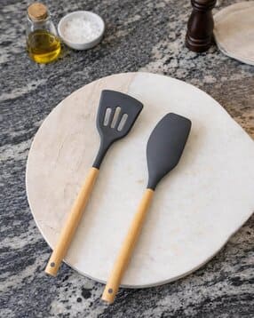 baskety Set of 2 Dishwasher-Safe Slotted Spatula & Spatula -picture-34