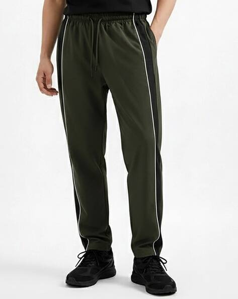 Buda Jeans Co Men Striped Mid-Rise Track Pants