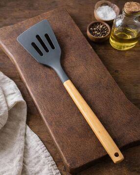 baskety Slotted Spatula with Wooden Handle -picture-41