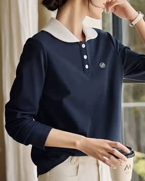 fyre rose Women Relaxed Fit Polo T-Shirt-picture-18