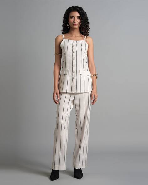 AND Women Striped Regular Fit Top