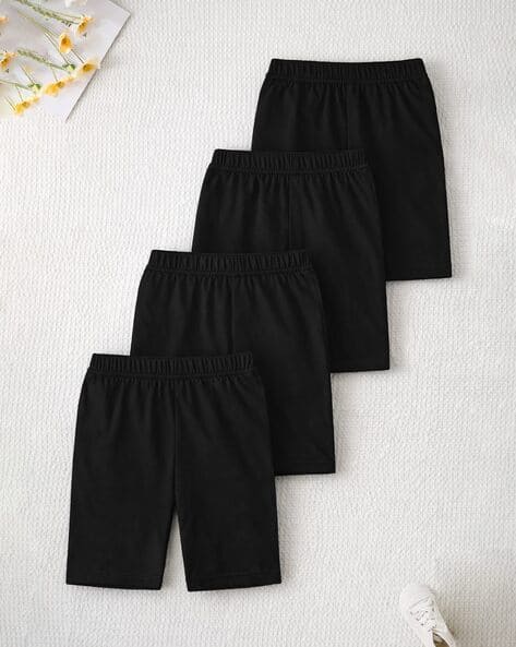 Trampoline Girls Pack of 4 Slim Fit Shorts