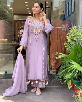 nyrika Women Embroidery Straight Kurta Set-picture-28