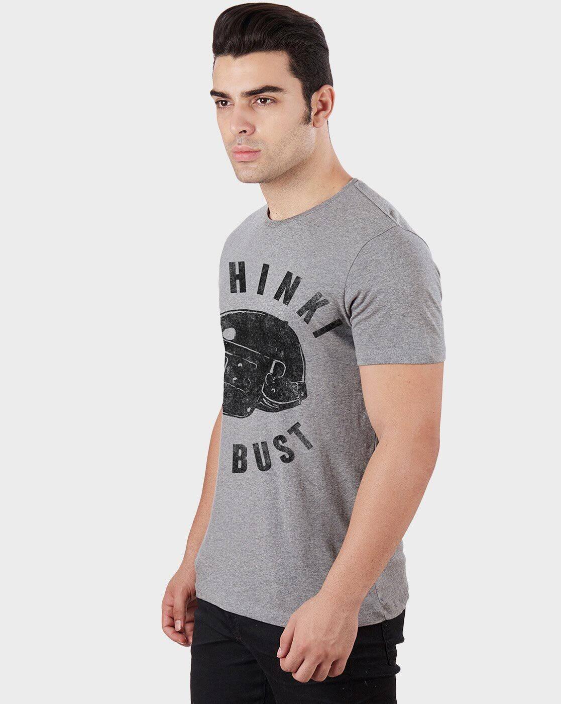Typographic Print Crew Neck T-shirt