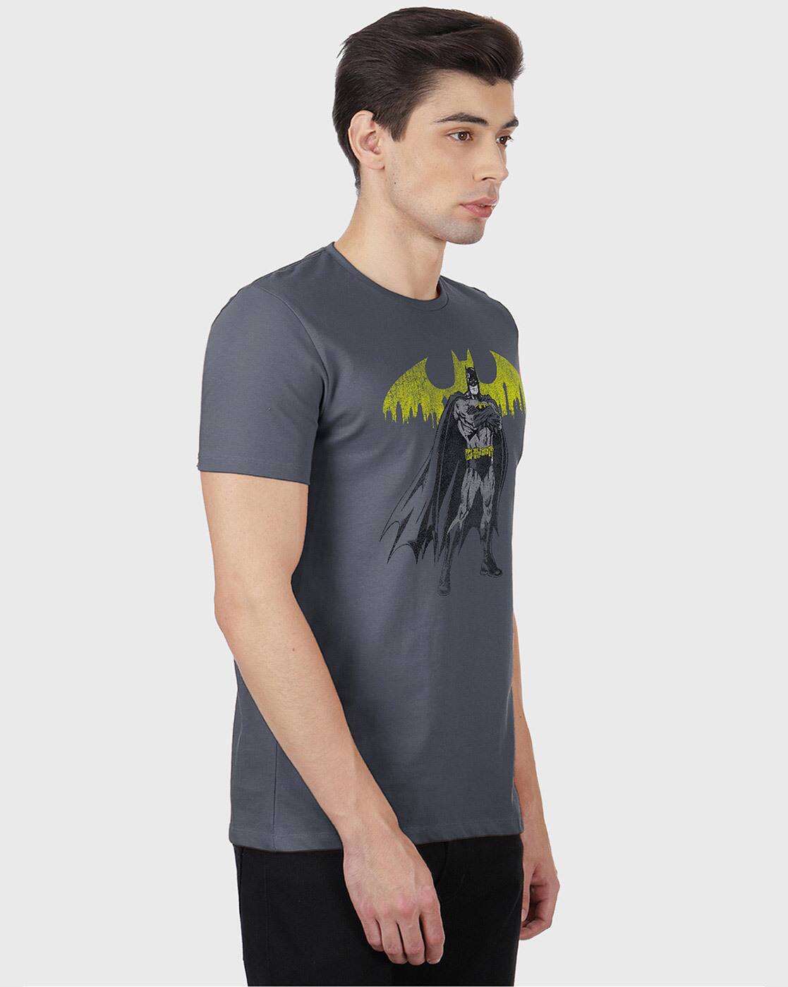 Graphic Batman Print Crew Neck T-shirt