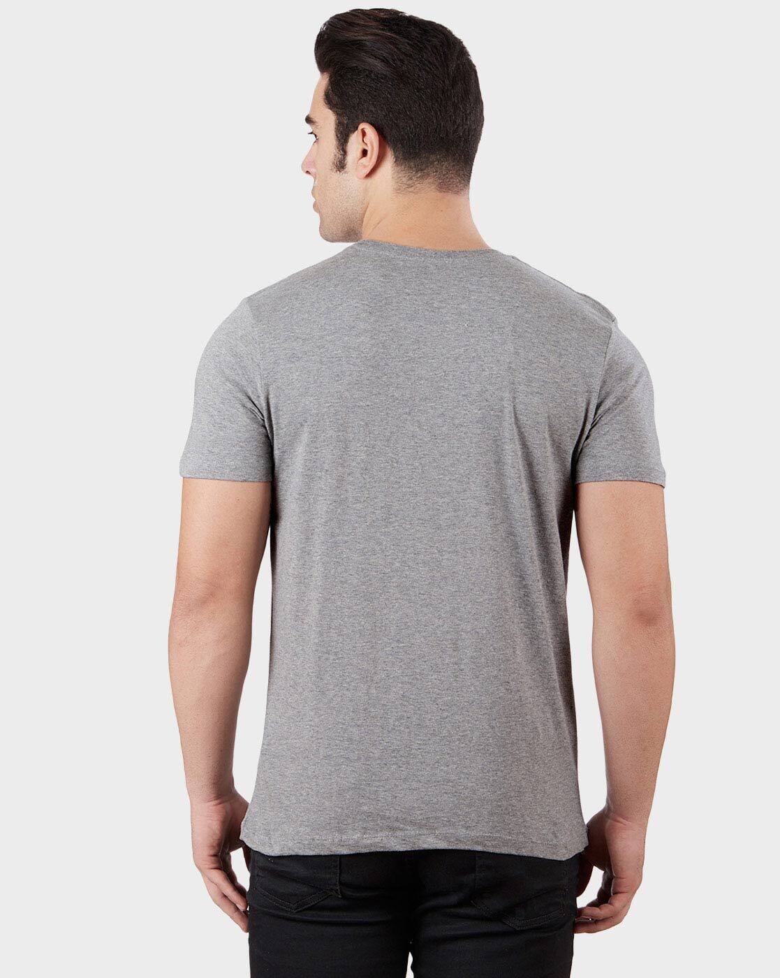 Typographic Print Crew Neck T-shirt