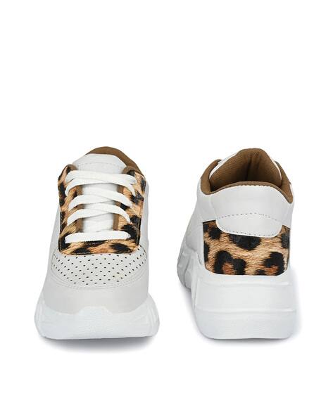 EL PASO Women Mid-Top Lace-Up Sneakers