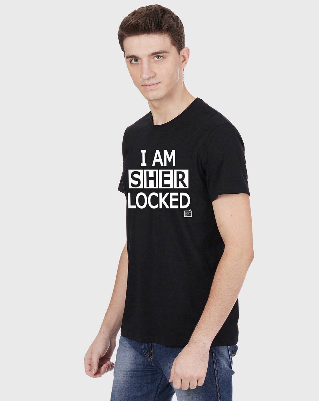 Typographic Print T-shirt with Short Sleeves