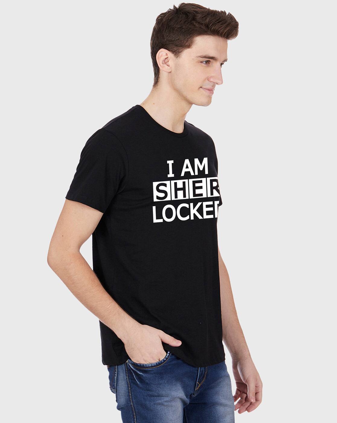 Typographic Print T-shirt with Short Sleeves