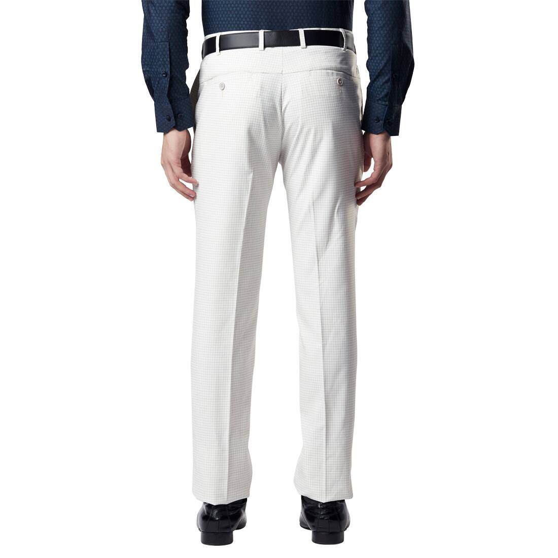 Checked Slim Fit Trousers