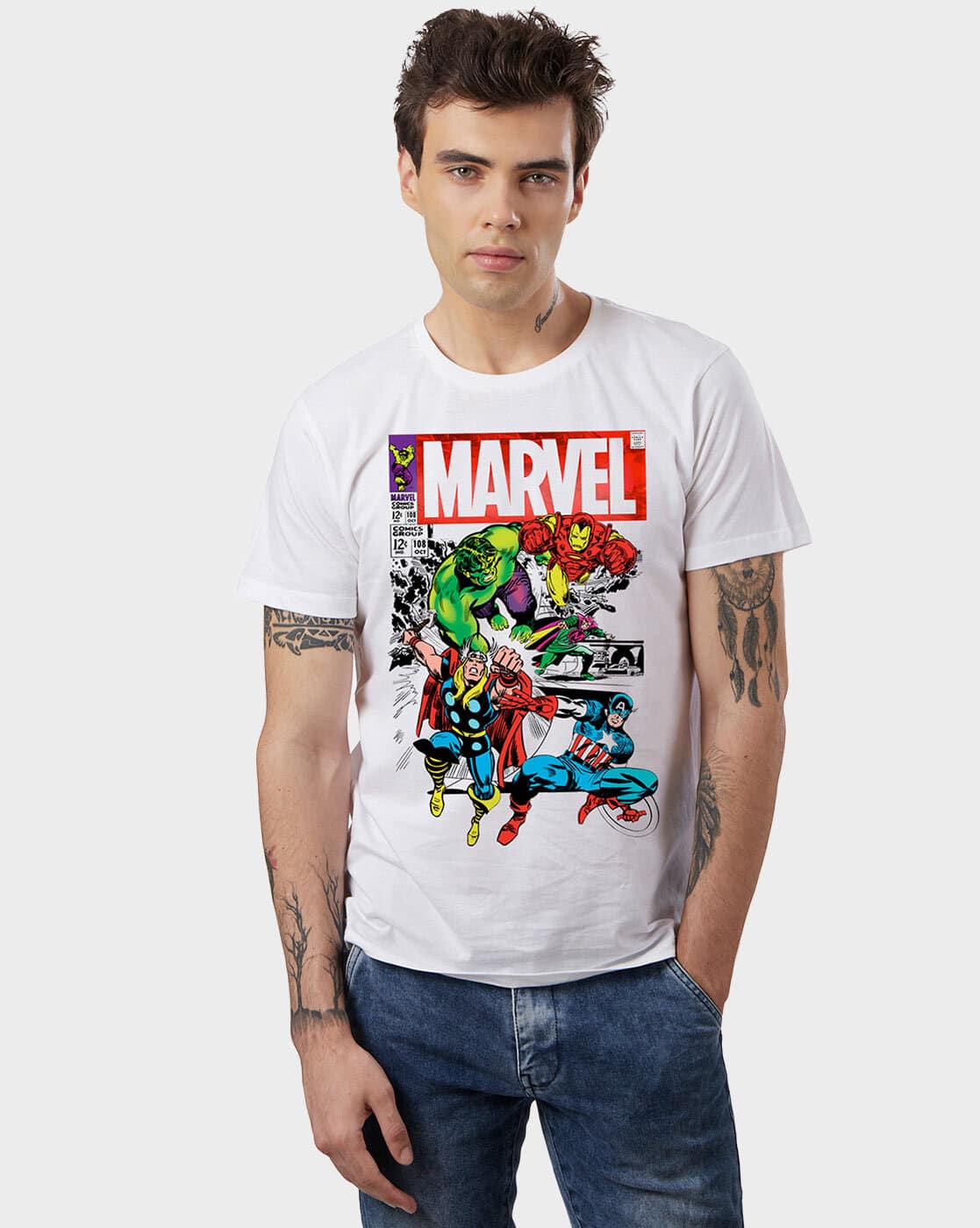 Graphic Print Crew-Neck T-shirt