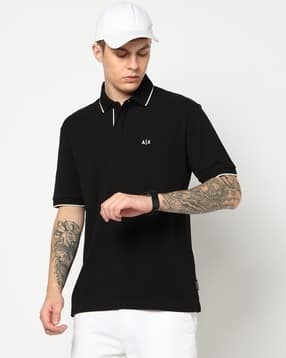 armani exchange The Night Party Regular Fit Polo T-Shirt-picture-45