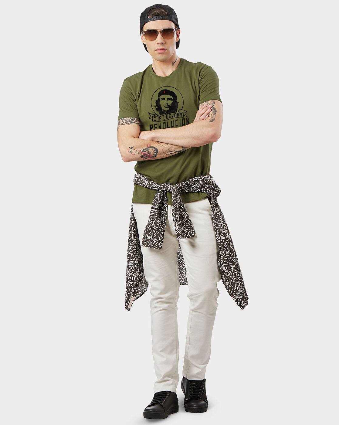 Graphic Print Crew-Neck T-shirt