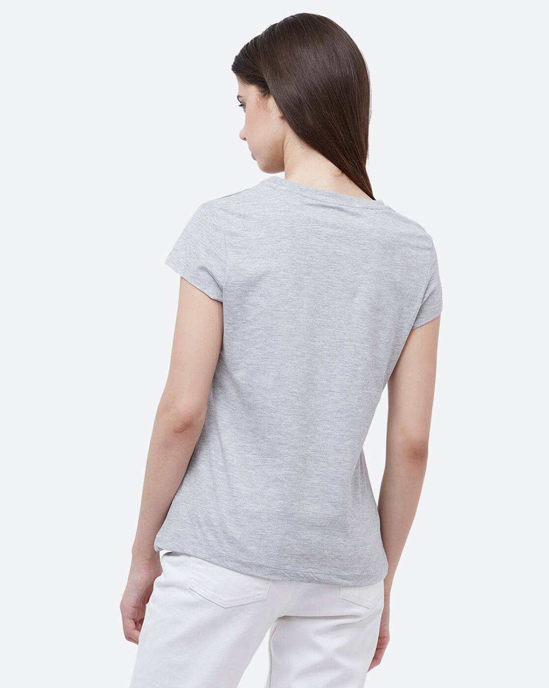 Graphic Print Crew-Neck T-shirt