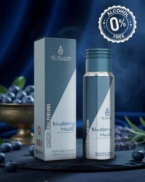 Unisex Long-Lasting Alcohol-Free Blueberry Musk Perfume Spray-image-12