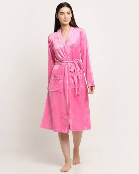 KLOTTHE Women Bath Robe With Belt