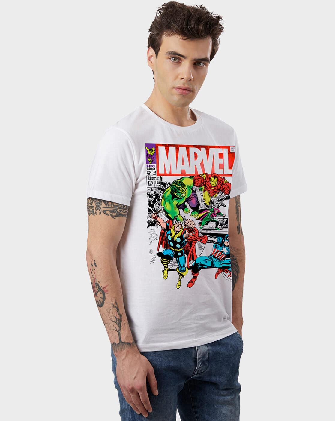 Graphic Print Crew-Neck T-shirt