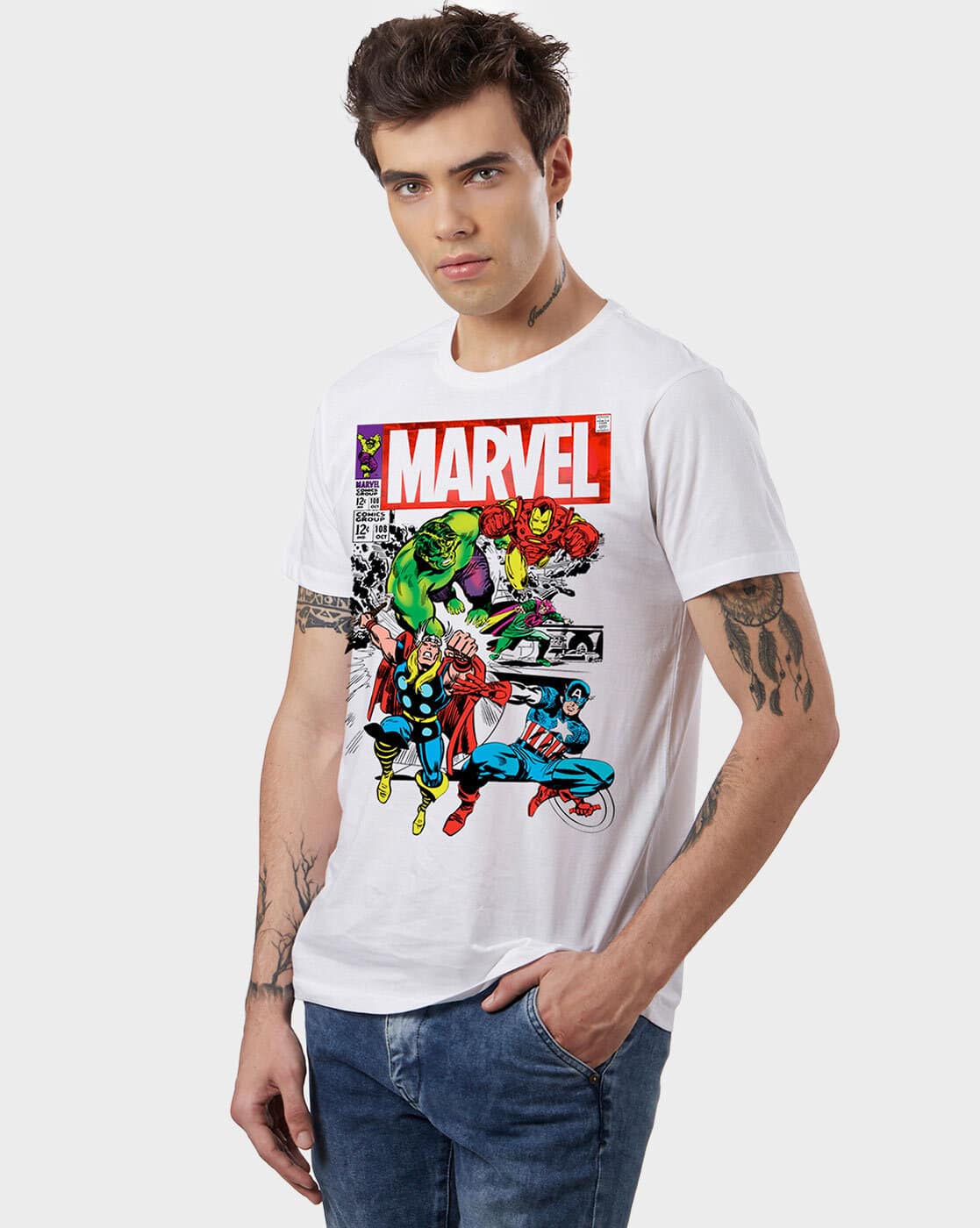 Graphic Print Crew-Neck T-shirt