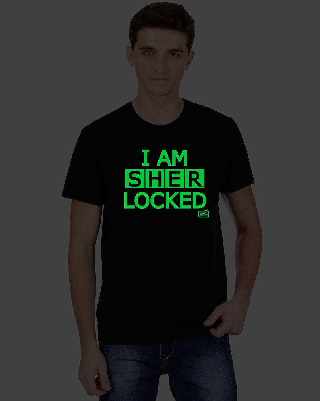 Typographic Print T-shirt with Short Sleeves