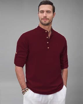 neonomad Men Regular Fit Short Kurta-picture-20