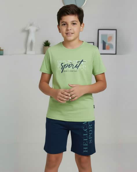 Hellcat Boys Printed T-shirt and Shorts Set