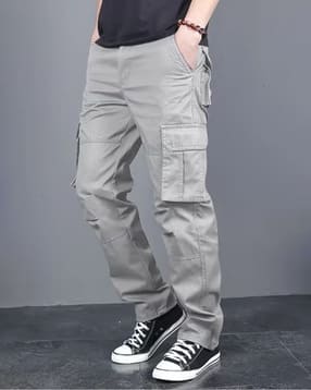 buda jeans co Men Relaxed Fit Mid-Rise Cargo Pants-picture-36