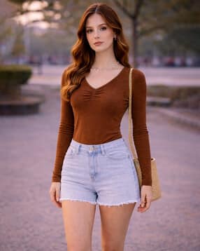 fyre rose Women Slim Fit Crop Top-picture-14