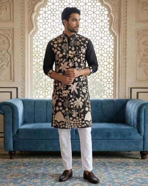 JOMPERS Men Printed Suit Set