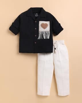 Boys Printed Suit Sets-image-12