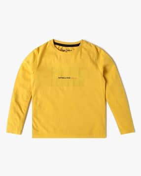 pepe jeans Boys Brand Print Regular Fit Round-Neck T-Shirt-picture-27
