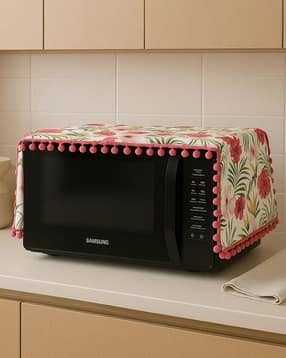 throw pillow Floral Print Microwave Oven Cover- 30 L-picture-22
