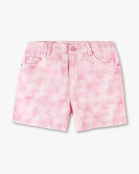 kg frendz Girls Tie & Dye Regular Fit Cotton Shorts-picture-16