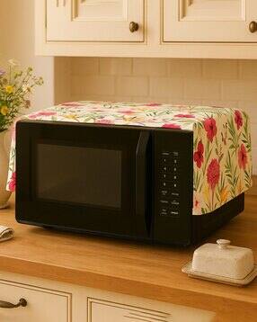 throw pillow Floral Print Microwave Oven Cover -picture-9