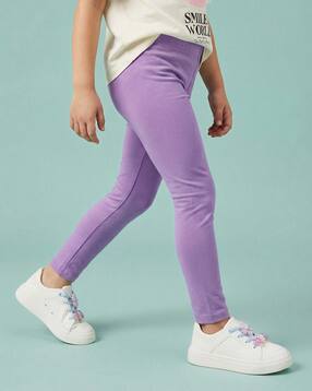 nauti nati Girls Pack Of 2 Basic Leggings-picture-22