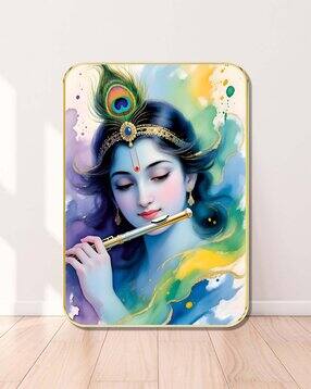 saf Lord Krishna Flute Wall Art -picture-49