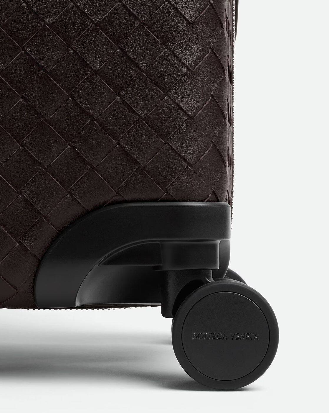 Buy BOTTEGA VENETA Odyssey Intrecciato Cabin Suitcase | Black