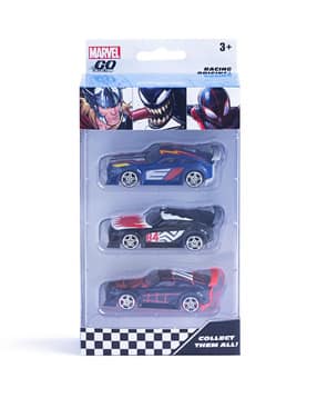 Marvel 3-Pack Thor& Venom & Miles Morales Toy Cars-image-6