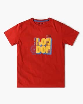 pepe jeans Boys Trix Printed Regular Fit Crew-Neck T-Shirt-picture-34