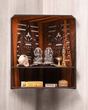 gojeeva Kalash Devghar Wooden Wall Shelves-picture-14