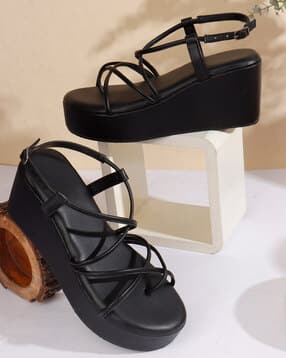 Women Wedges with Synthetic Leather-image-26