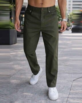 buda jeans co Men Relaxed Fit Flat Front Trousers-picture-29