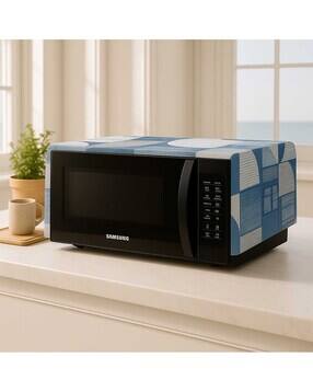 Geometric Print Microwave Oven Cover -image-42