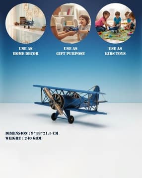 3mads Metal Vintage Aircraft Decor-picture-30