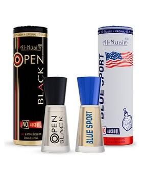 Blue Sport & Open Black Roll On Attar-image-13