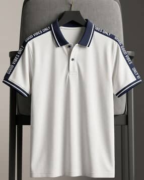 buda jeans co Men Striped Regular Fit Polo T-Shirt-picture-17