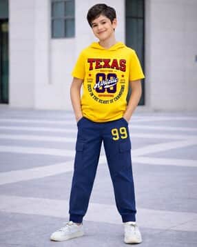 trampoline Boys Graphic Pants & T-Shirt Set-picture-35