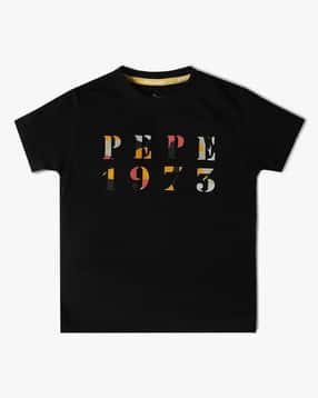 pepe jeans Boys Printed Regular Fit Round-Neck T-Shirt-picture-17