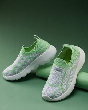 boys colourblock slip-on running shoes