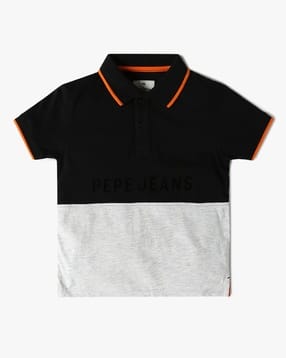 pepe jeans Boys Regular Fit Polo T-Shirt-picture-22