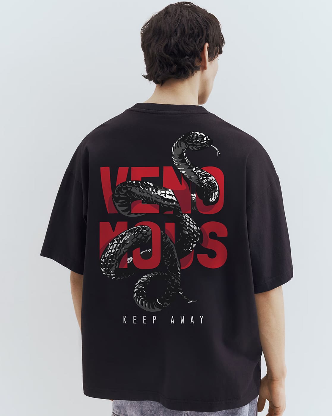 Buy TOGS & TERRE Men Venom Print Oversized Fit Online | Ajio.com